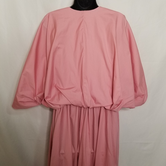 Roksanda gather cape poplin midi dress - Picture 8 of 14